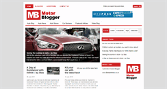 Desktop Screenshot of motorblogger.co.uk