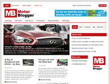 Tablet Screenshot of motorblogger.co.uk